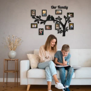 Wooden Family Tree Wall Art