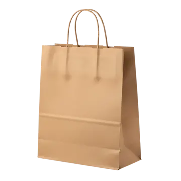 brown paper shopping bag